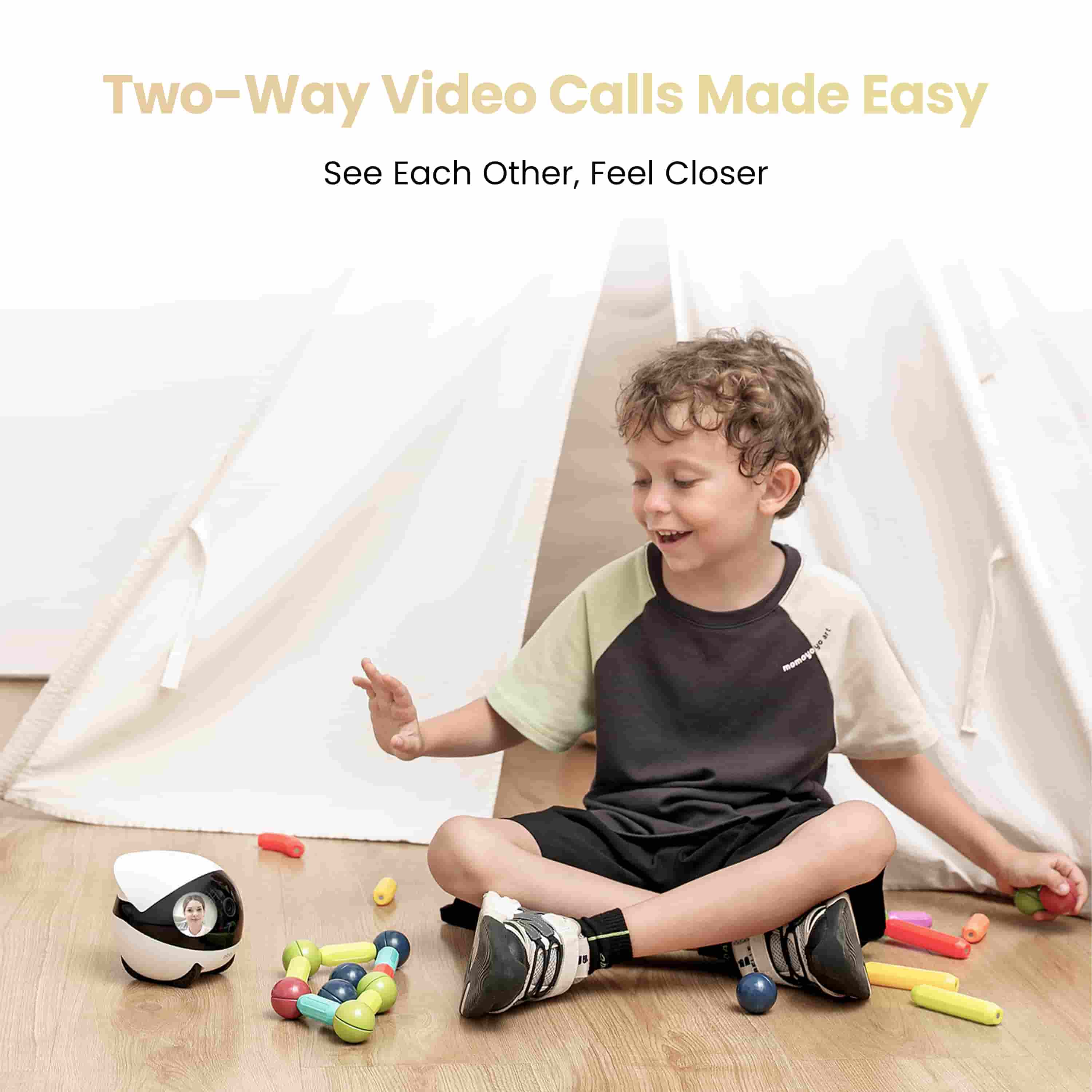 EBO Air 2S FamilyBot with two-way video communication