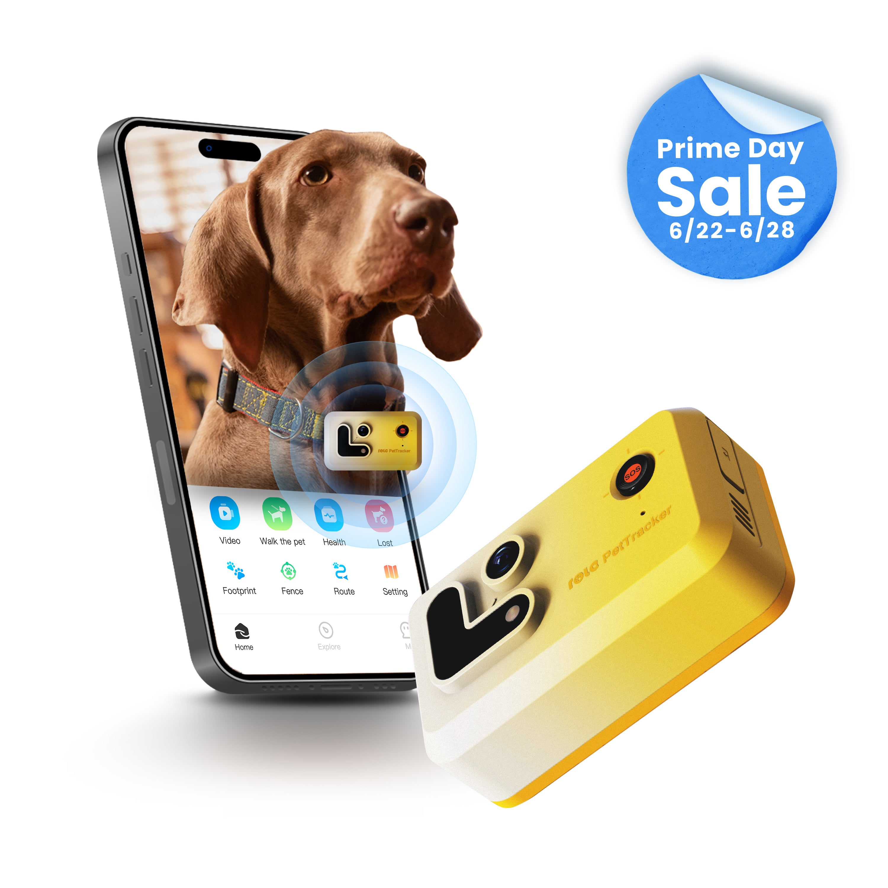 ROLA PetTracker-GPS Tracker with Camera