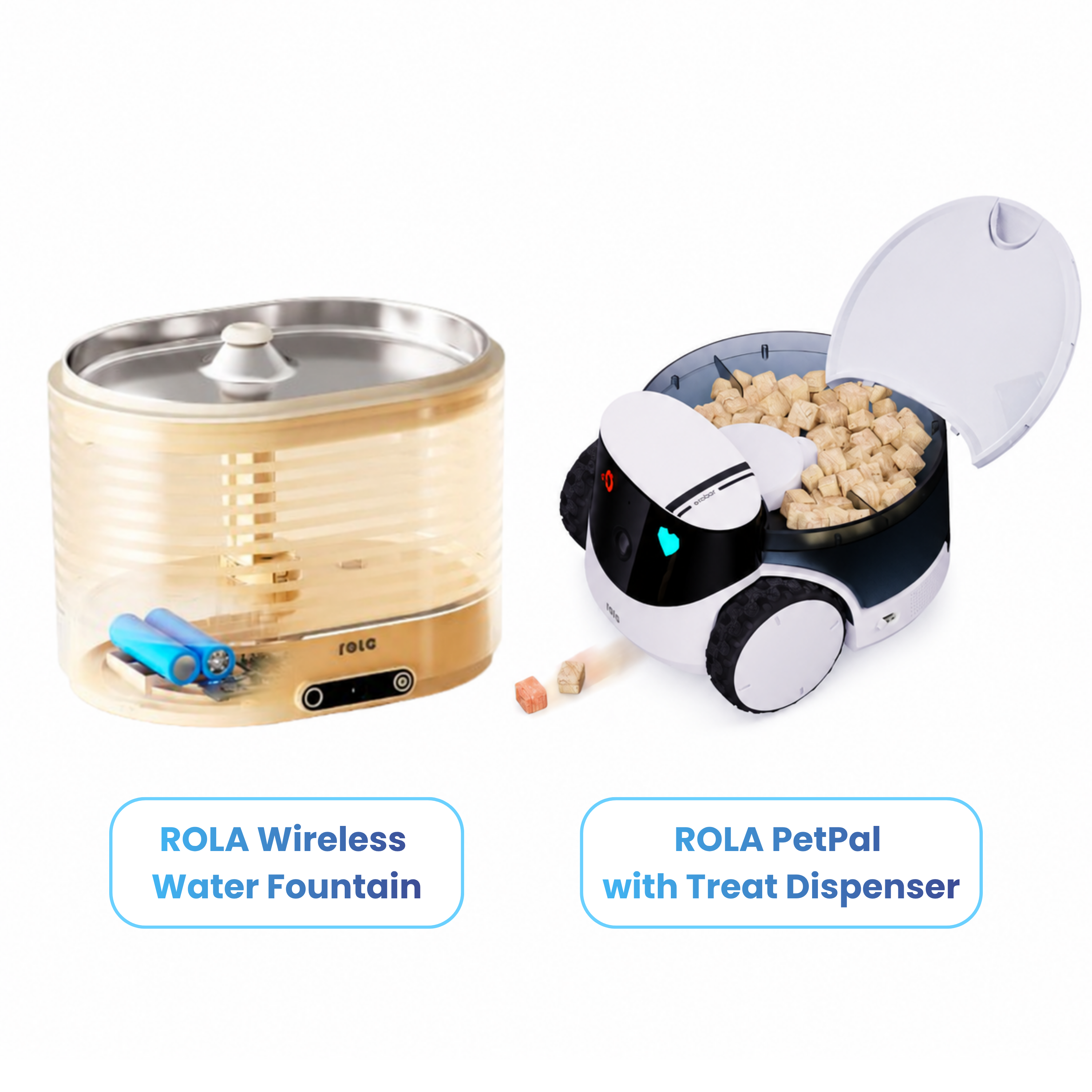 ROLA PetPal | Modular AI Pet Robot with Feeder – Enabot – Enabot Store