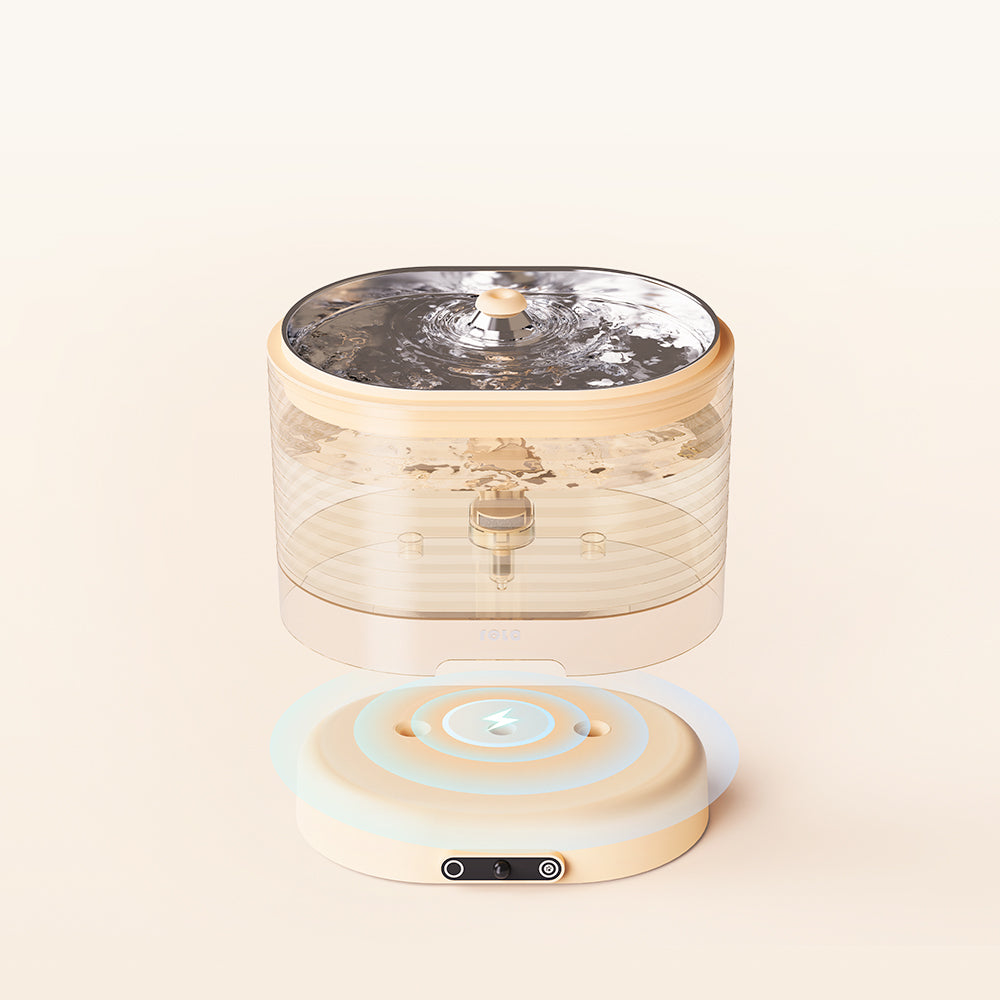ROLA Smart Pet Water Fountain wireless electric water dispenser with built in pump for pets.