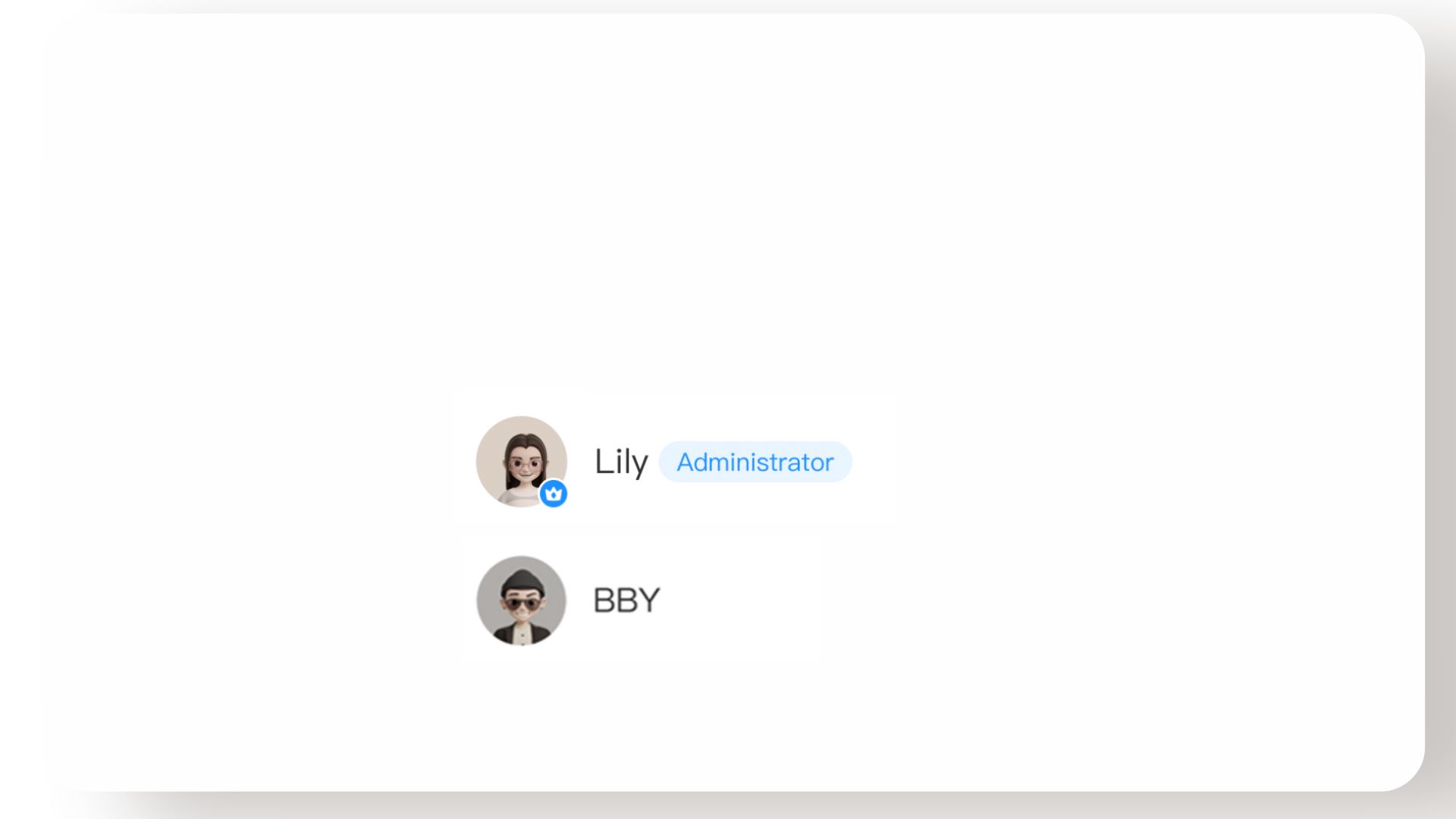 ROLA Mini multi-user permissions feature allowing individual management and control of each user’s access